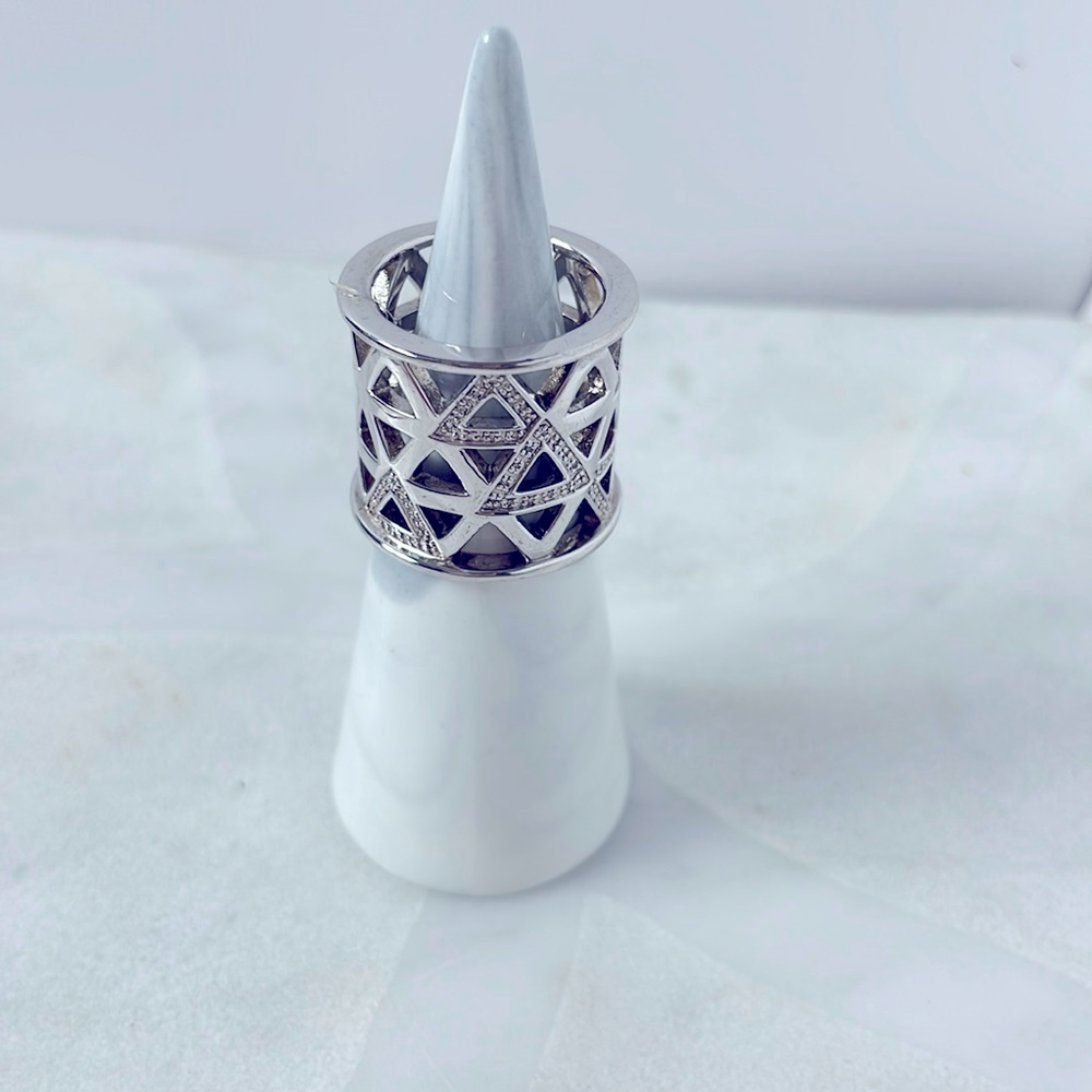 Effy 925 Sterling Silver Diamond Ring